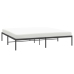 Estructura de cama de metal negro 183x213 cm