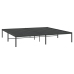 Estructura de cama de metal negro 183x213 cm