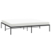 Estructura de cama sin colchón metal negro 193x203 cm