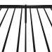 Estructura cama sin colchón con estribo metal negro 90x190 cm