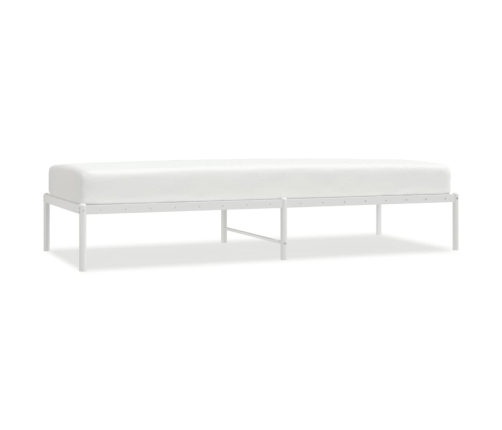 vidaXL Estructura de cama de metal blanco 80x200 cm