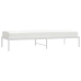 vidaXL Estructura de cama de metal blanco 80x200 cm