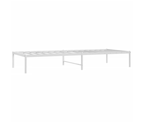 vidaXL Estructura de cama de metal blanco 80x200 cm