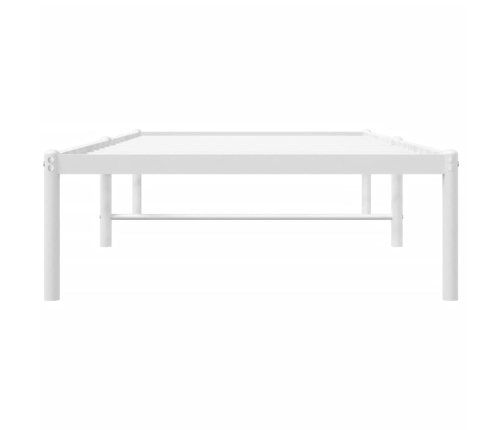 vidaXL Estructura de cama de metal blanco 80x200 cm