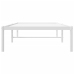 vidaXL Estructura de cama de metal blanco 80x200 cm