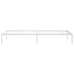 vidaXL Estructura de cama de metal blanco 80x200 cm