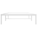 Estructura de cama metal blanca 100x190 cm