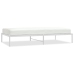 Estructura de cama sin colchón metal blanco 107x203 cm