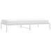 Estructura de cama sin colchón metal blanco 107x203 cm