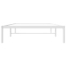 Estructura de cama sin colchón metal blanco 107x203 cm