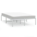 Estructura de cama de metal blanca 120x200 cm