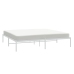 Estructura de cama sin colchón metal blanco 183x213 cm