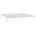 Estructura de cama sin colchón metal blanco 183x213 cm