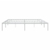 Estructura de cama sin colchón metal blanco 183x213 cm