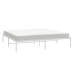 Estructura de cama sin colchón metal blanco 193x203 cm