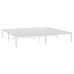 Estructura de cama sin colchón metal blanco 193x203 cm