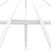Estructura cama sin colchón con estribo metal blanco 120x190 cm