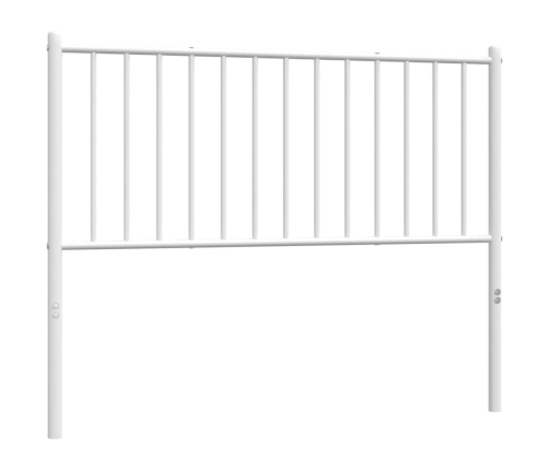 Cabecero de metal blanco 107 cm