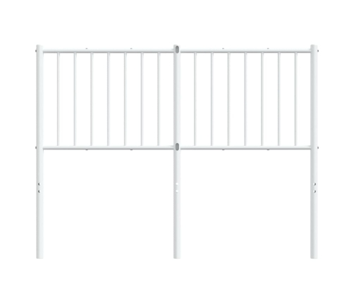 Cabecero de metal blanco 120 cm