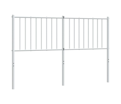 Cabecero de metal blanco 135 cm