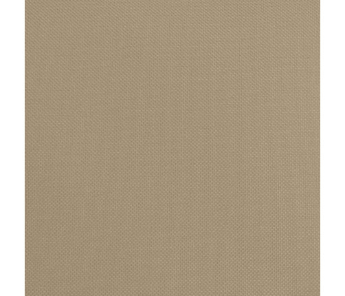 Tumbona plegable acero recubrimiento en polvo tela Oxford taupe