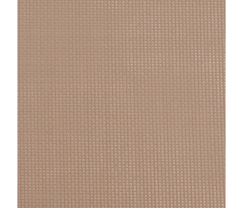 Silla de playa plegable 2 uds acero recubierto textilene taupe