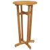 Mesa y taburetes altos de jardín 3 pzas madera maciza acacia