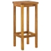 Mesa y taburetes altos de jardín 3 pzas madera maciza acacia
