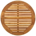 Mesa y taburetes altos de jardín 3 pzas madera maciza acacia