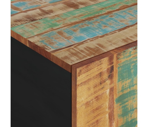 Mesa de centro madera reciclada y contrachapada 100x54x40 cm