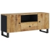 Mueble de TV madera mango y madera contrachapada 105x33,5x46 cm