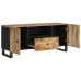 Mueble de TV madera mango y madera contrachapada 105x33,5x46 cm