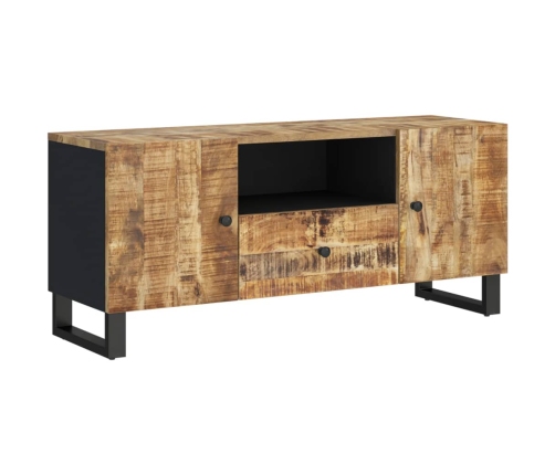 Mueble de TV madera mango y madera contrachapada 105x33,5x46 cm