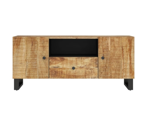 Mueble de TV madera mango y madera contrachapada 105x33,5x46 cm