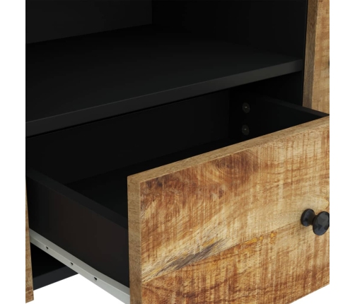 Mueble de TV madera mango y madera contrachapada 105x33,5x46 cm