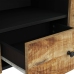 Mueble de TV madera mango y madera contrachapada 105x33,5x46 cm