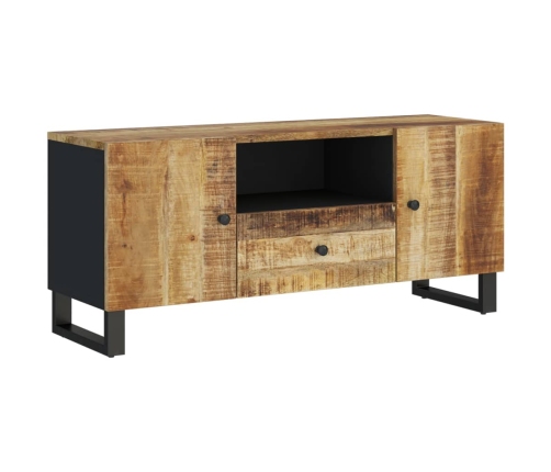 Mueble de TV madera mango y madera contrachapada 105x33,5x46 cm