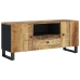 Mueble de TV madera mango y madera contrachapada 105x33,5x46 cm