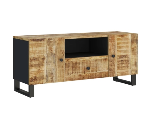 Mueble de TV madera mango y madera contrachapada 105x33,5x46 cm