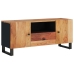 Mueble de TV madera acacia y madera contrachapada 105x33,5x46cm