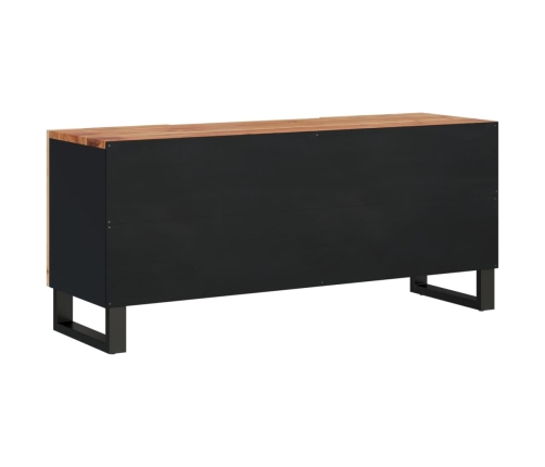 Mueble de TV madera acacia y madera contrachapada 105x33,5x46cm