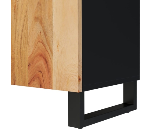 Mueble de TV madera acacia y madera contrachapada 105x33,5x46cm