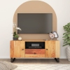 Mueble de TV madera acacia y madera contrachapada 105x33,5x46cm