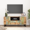 Mueble TV madera reciclada y madera contrachapada 105x33,5x46cm