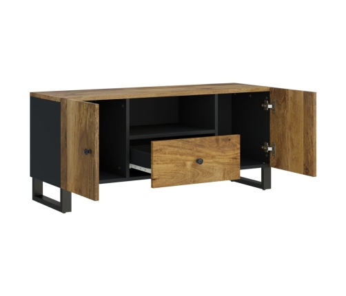 vidaXL Mueble de TV madera mango y madera contrachapada 105x33,5x46 cm