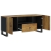 vidaXL Mueble de TV madera mango y madera contrachapada 105x33,5x46 cm