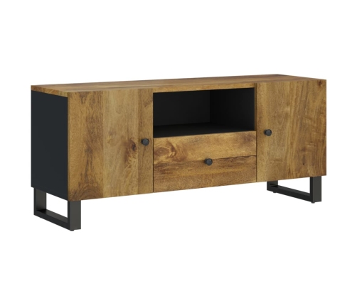 vidaXL Mueble de TV madera mango y madera contrachapada 105x33,5x46 cm