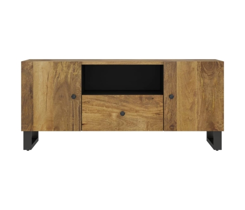 vidaXL Mueble de TV madera mango y madera contrachapada 105x33,5x46 cm