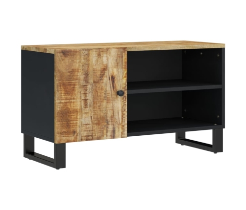 Mueble de TV madera mango y madera contrachapada 80x33x46 cm