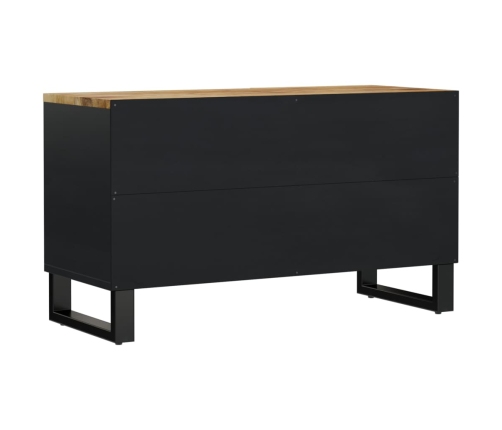 Mueble de TV madera mango y madera contrachapada 80x33x46 cm